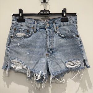 Agolde Parker Blue Jean Shorts